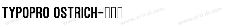 TypoPRO Ostrich字体转换